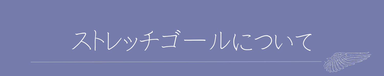 ストレッチゴールについて